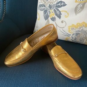 Sam Edelman Loraine Loafer / Metallic Gold 8.5